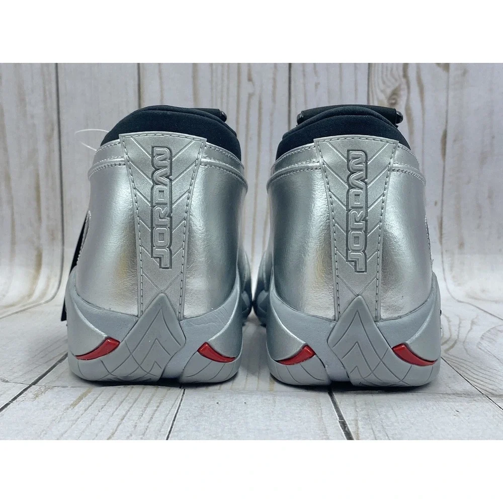 Nike Womens Air Jordan Retro 14 Low Metallic Silver Size‎ 5.5 DH4121 060